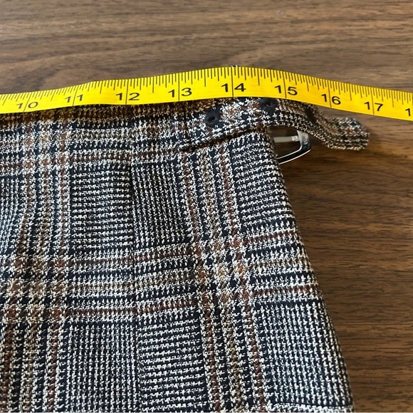 Rag & Bone Black and Brown Checkered Pencil Skirt - Picture 8 of 9